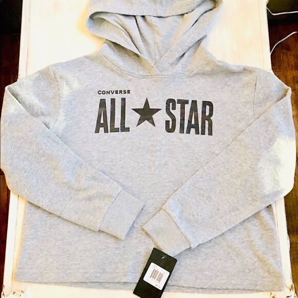 NWT Converse girls hooded sweatshirt size XL - Picture 1 of 11